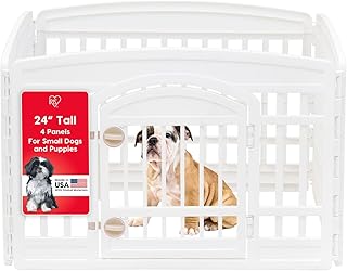 IRIS 24" 4-Panel Dog Playpen