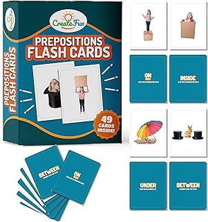 Preposition Vocabulary Builder Cards
