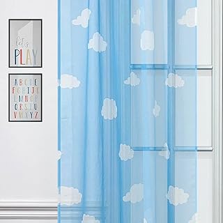 Sky Cloud Sheer Kids Curtain