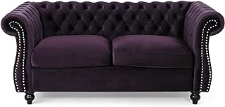 Knight Home Chesterfield Loveseat Sofa