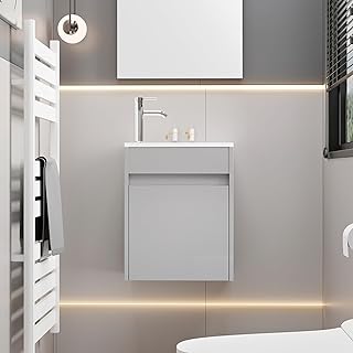 Eclife Compact Bathroom Vanity Combo