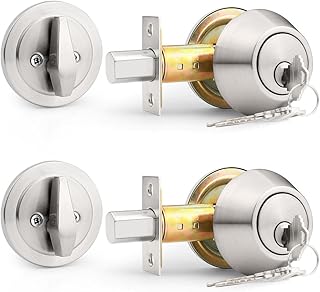 Probrico Keyed Deadbolts 2-Pack