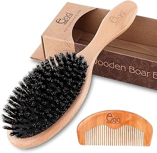 Boar Bristle Hair Brush Set