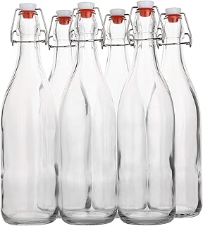 Flip Top Glass Bottles