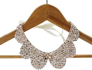 Sequin Pearl Fake Collar