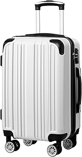 Coolife Expandable Spinner Suitcase