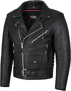 ICONIC Buffalo Leather Motorcycle Jacket