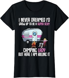 Sexy Camping Lady T-Shirt