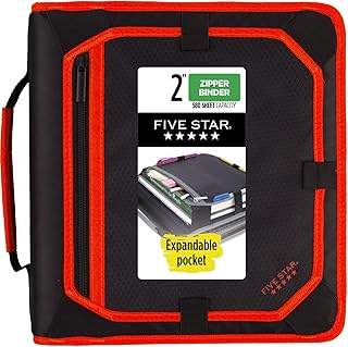 Five Star 2-Inch Zipper Binder