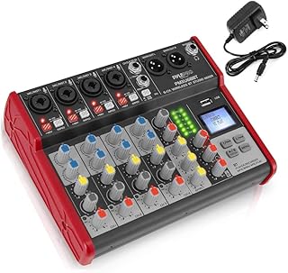 PYLE 6-Channel Portable DJ Mixer