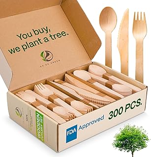 Compostable Wooden Cutlery Set