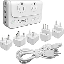 ALLWEI Universal Travel Voltage Adapter