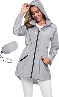 Avoogue Women's Waterproof Windbreaker