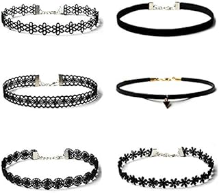 Maxforever Black Velvet Choker Set