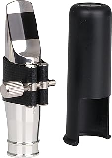 Yibuy Silver Alto Sax Mouthpiece