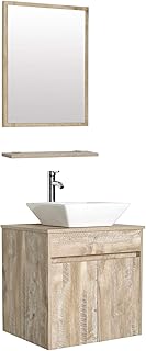 Eclife Wall-Mounted Bathroom Vanity Set