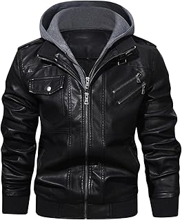 HOOD CREW Faux Leather Jacket