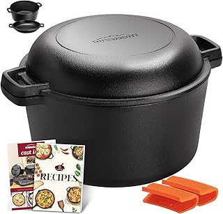 Overmont Pre-Seasoned Dutch Oven