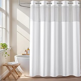 River Dream Sheer Window Shower Curtain
