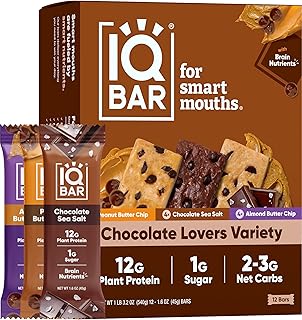 IQBAR Protein Bars Chocolate Variety