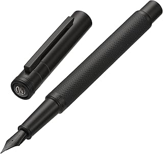 Asvine Matte Black Fountain Pen