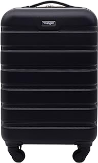 20" Spinner Carry-On Luggage, Black