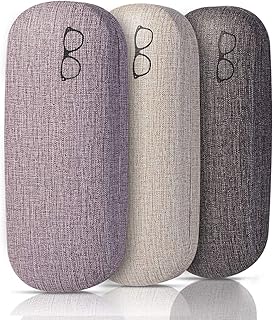RayLove 3-Pack Large Eyeglasses Case