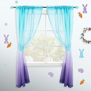 Mermaid Ombre Kids Curtains