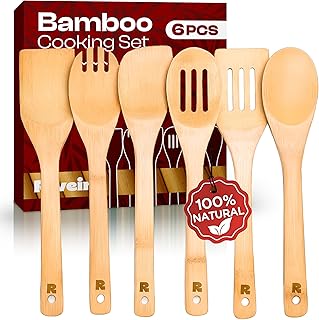 Riveira 6-Piece Bamboo Utensils