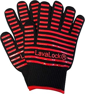 LavaLock Heat Resistant BBQ Gloves