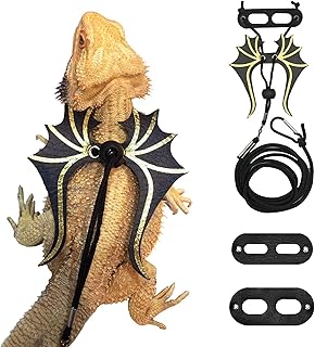 Dragon Lizard Leash with Wings