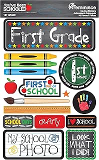 1st Grade 3D Stickers