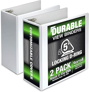Samsill Durable 5-Inch Binder