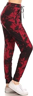 High Waist Printed Jogger Pants