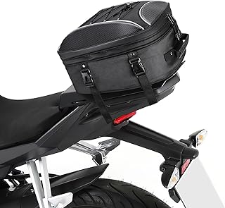 KEMIMOTO Expandable Motorcycle Tail Bag