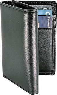 RFID-Blocking Trifold Leather Wallet