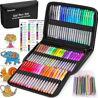 Soucolor Deluxe Gel Pen Set