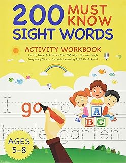 200 Sight Words Activity Workbook