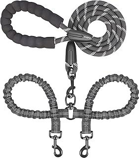 iYoShop Dual Dog Bungee Leash