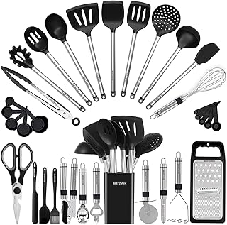 Silicone & Stainless Kitchen Set