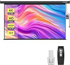 VIVOHOME 100 Inch Motorized Projector Screen