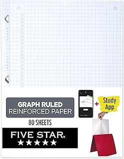Five Star Graph Ruled Paper