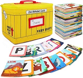 Zoo Alphabet Soft Flash Cards