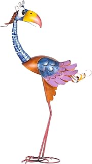 Tooarts Metal Garden Bird Statue
