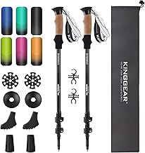 KINGGEAR Retractable Nordic Walking Stick