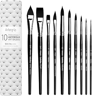 ARTEGRIA Professional Watercolor Brush Set