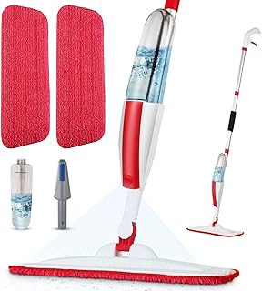 Spray Mop with Refillable Bottle