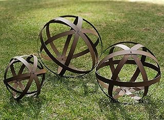 BSTGIFTS Decorative Metal Garden Spheres