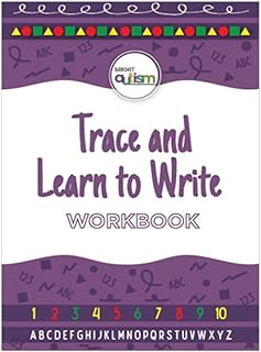 Bright Autism Tracing Workbook