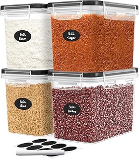 DWËLLZA Kitchen Storage Containers Set